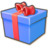Giftbox blue Icon
